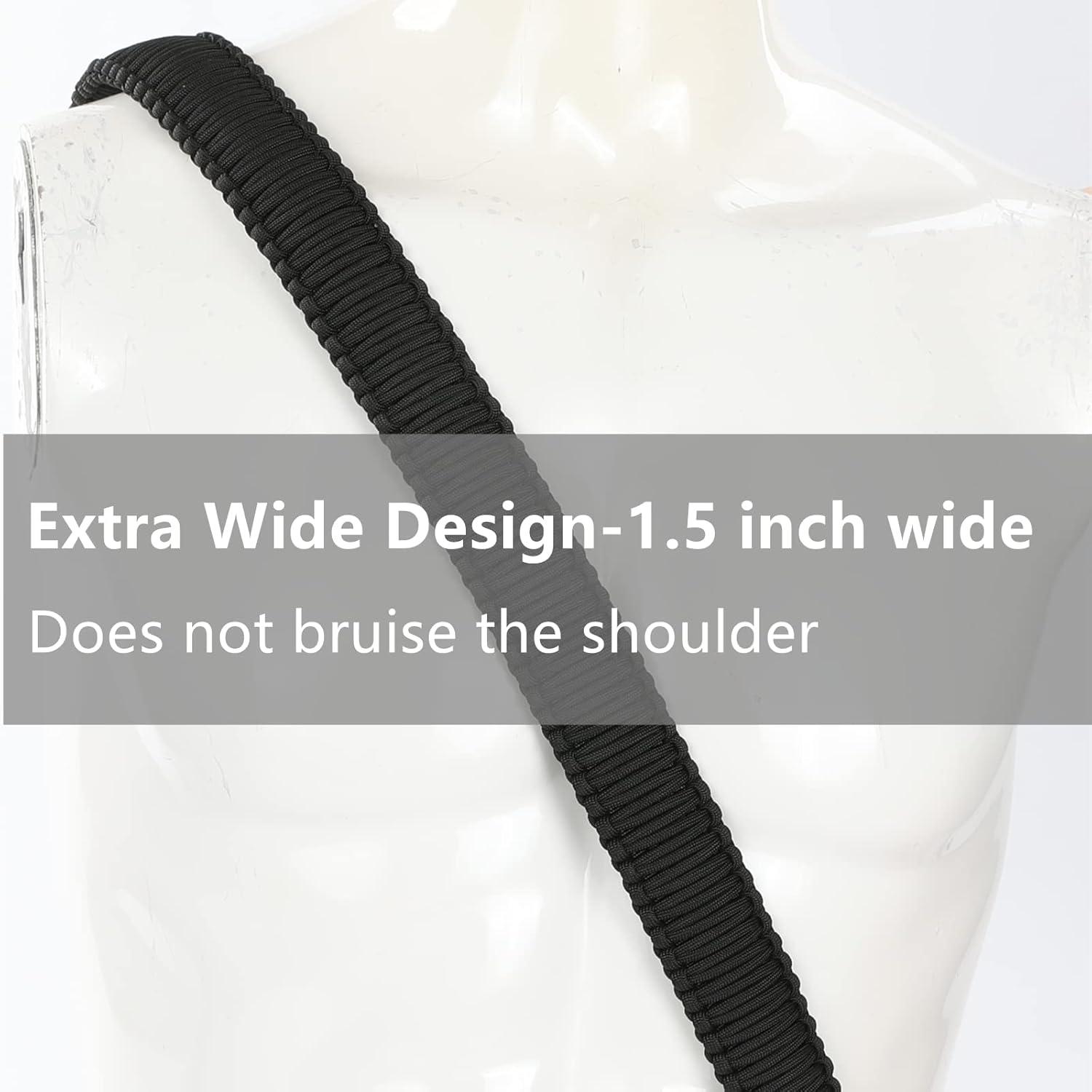 imageVVAAGG TwoPoint Sling with QD Swivels Durable AntiSlip 2 Point QD Sling with Adjustable Length StrapModeABlack