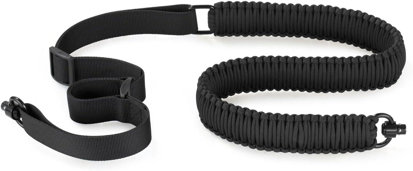 imageVVAAGG TwoPoint Sling with QD Swivels Durable AntiSlip 2 Point QD Sling with Adjustable Length StrapModeABlack