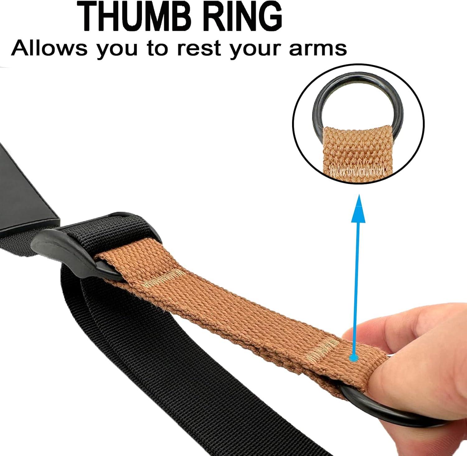 imageVVAAGG TwoPoint Sling with QD Swivels Durable AntiSlip 2 Point QD Sling with Adjustable Length StrapModeBBlack