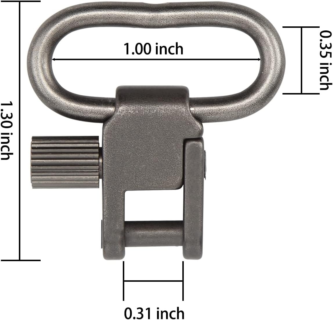 imageVVAAGG 4PCS Sling Swivels 1 125 15 inch 2Point Sling Attachment4pcs 1 inch Swivels Gary