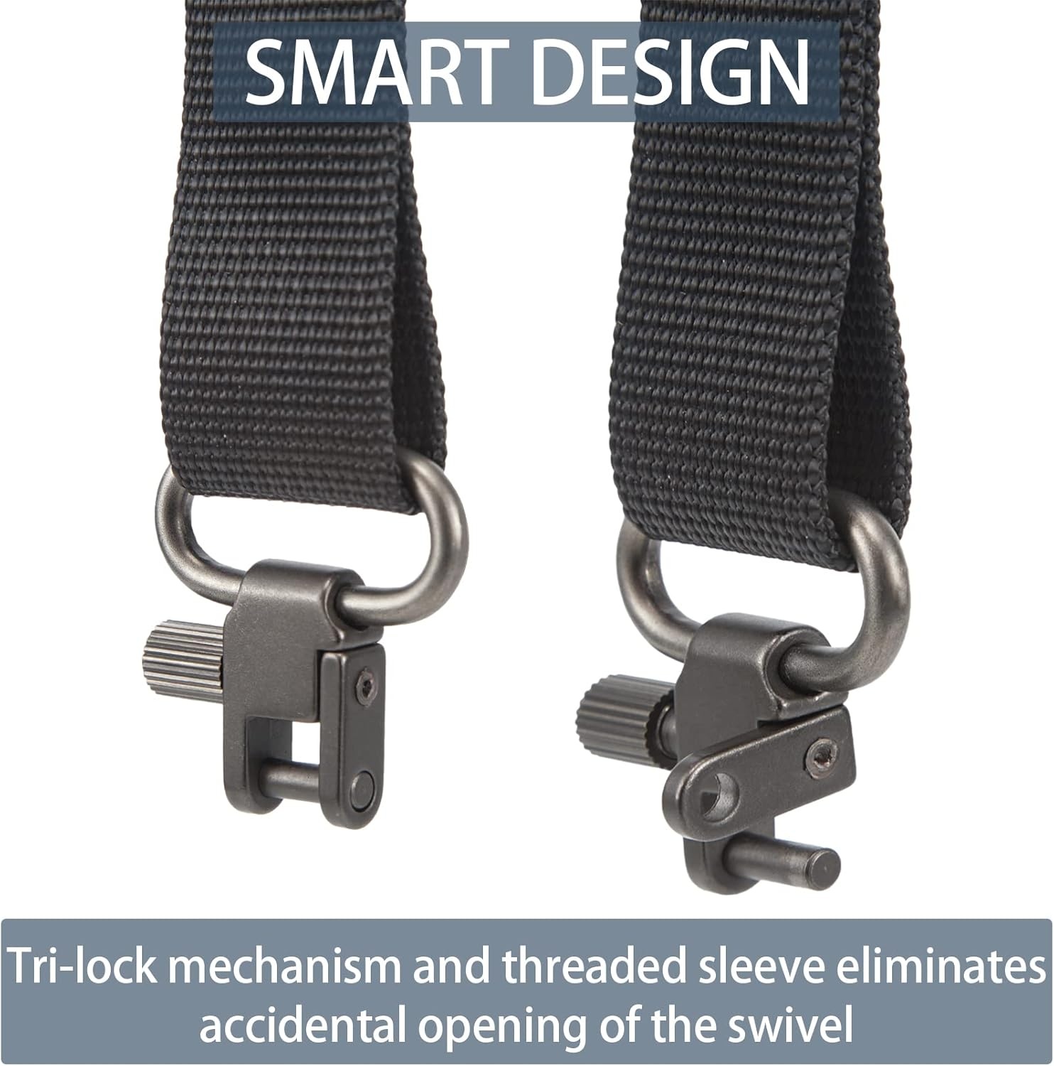 imageVVAAGG 4PCS Sling Swivels 1 125 15 inch 2Point Sling Attachment4pcs 125 inch Swivels Gary