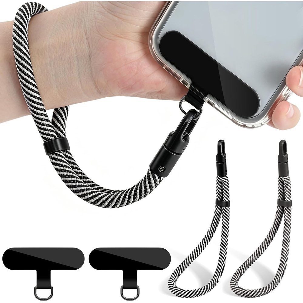 image:imageVVAAGG Phone Lanyard Phone Wrist Strap for Case Hand Wrist Strap 2 PackBlackgrey